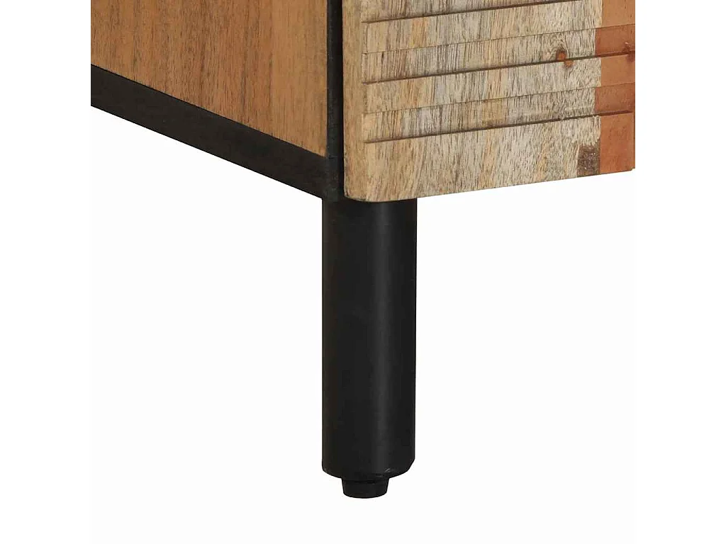 Mesita de Noche | Armario de Noche Marrón 50x33x60 cm madera maciza de acacia