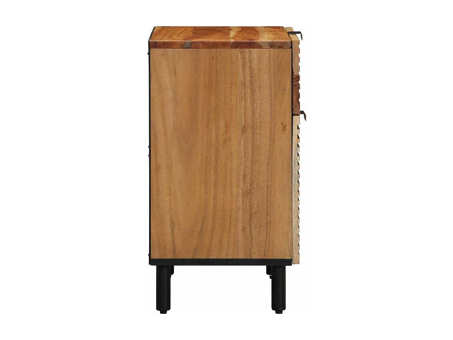 Nachttisch-Beistelltisch Braun 50 x 33 x 60 cm Massivholz Akazie SHL69554