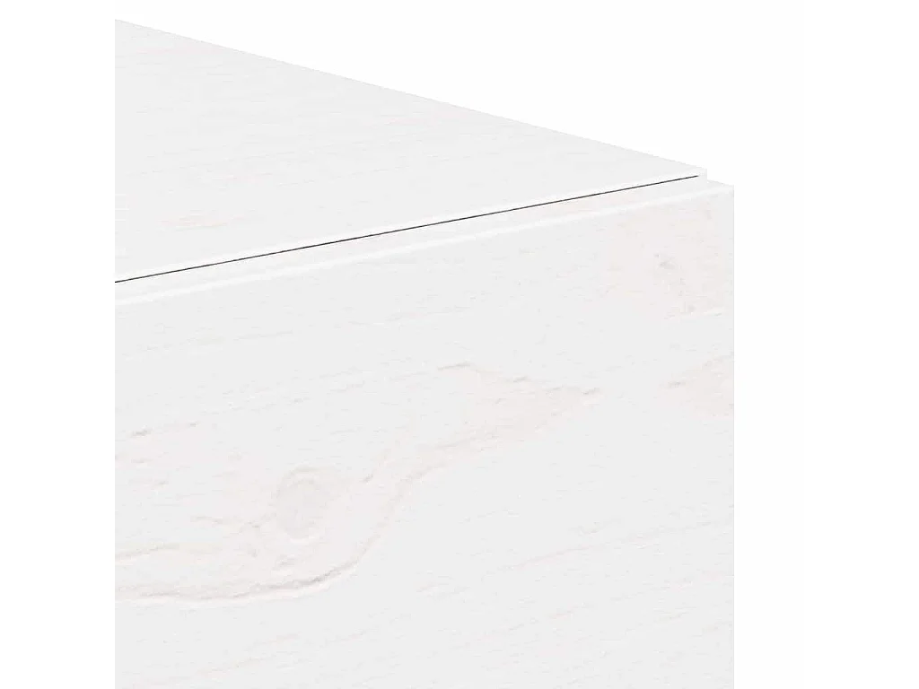 Mesa de Noche | Mesa auxiliar con cajón 2 uds. Blanco 42x32.5x40 cm