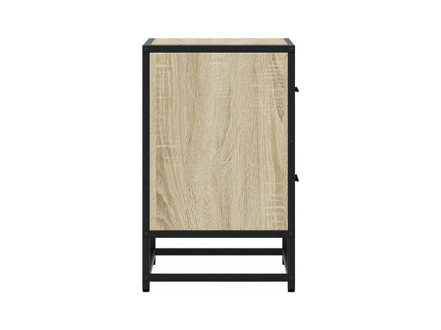 Mesitas de noche | Mesilla de noche 2 uds madera ingeniería roble Sonoma 40x31x50 cm