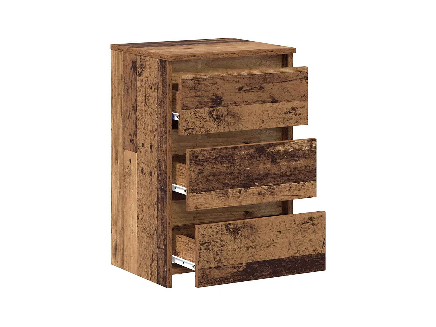 Mesitas de noche | Mesilla de noche 2uds madera ingeniería envejecida 40x35x62,5cm