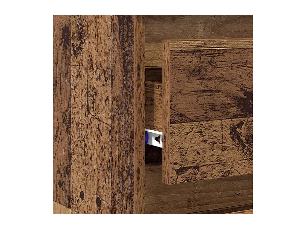 Mesitas de noche | Mesilla de noche 2uds madera ingeniería envejecida 40x35x62,5cm