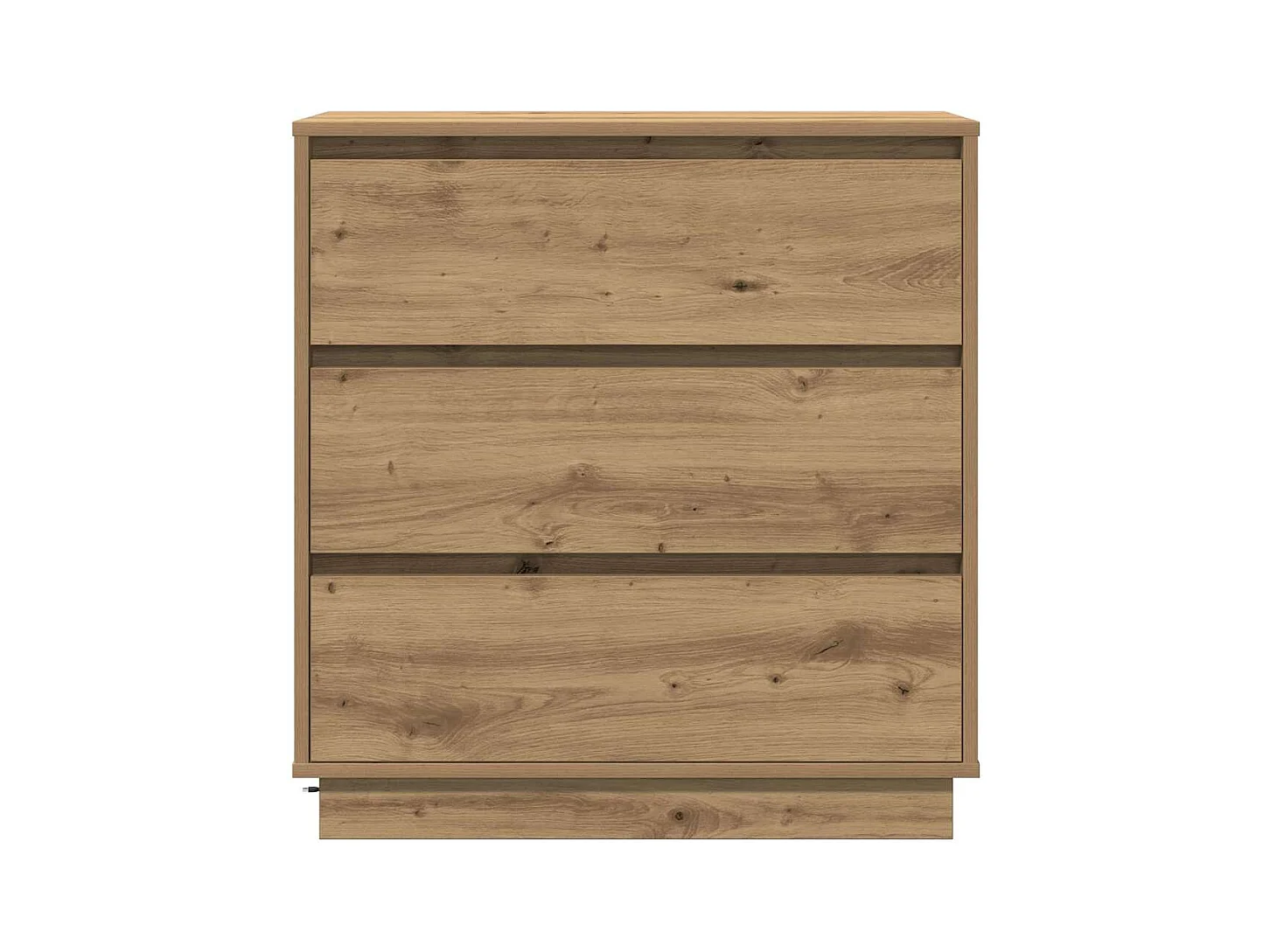 Mesita de Noche | Armario de Noche con cajón con Roble artisan 71x34.5x75 cm