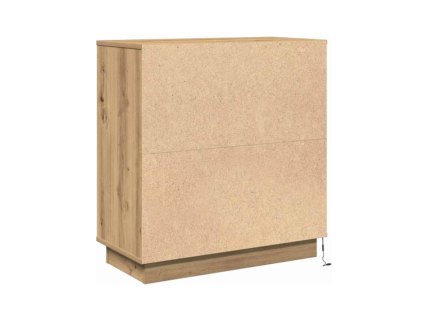 Mesita de Noche | Armario de Noche con cajón con Roble artisan 71x34.5x75 cm