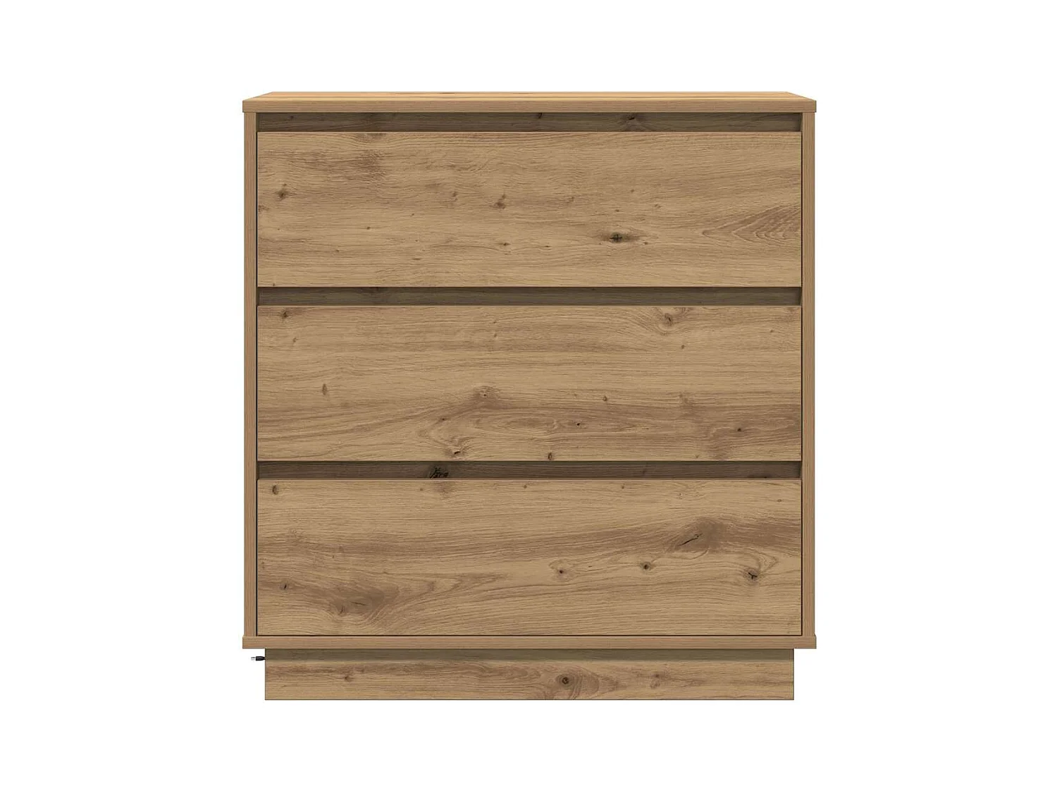 Mesita de Noche | Armario de Noche con cajón con Roble artisan 71x34.5x75 cm