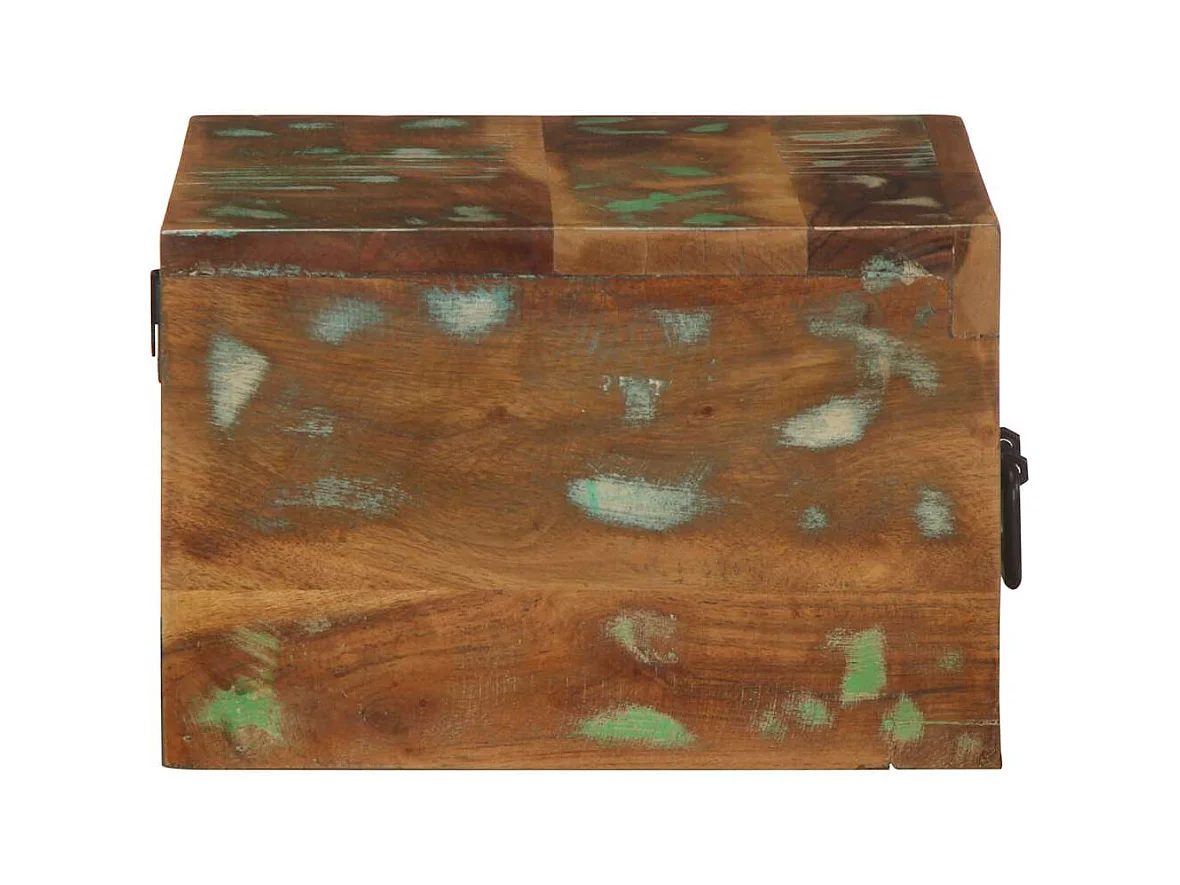 Mesitas de noche | Mesilla de noche de pared 2 uds madera maciza reciclada