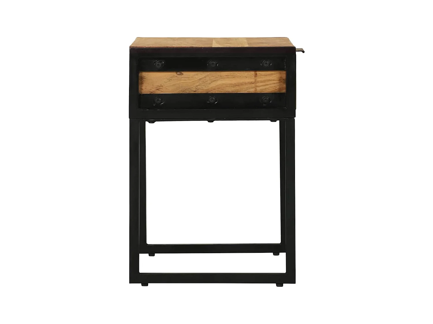 Table de chevet-Petite Table d'appoint Marron 40x35x50 cm Bois d'acacia massif