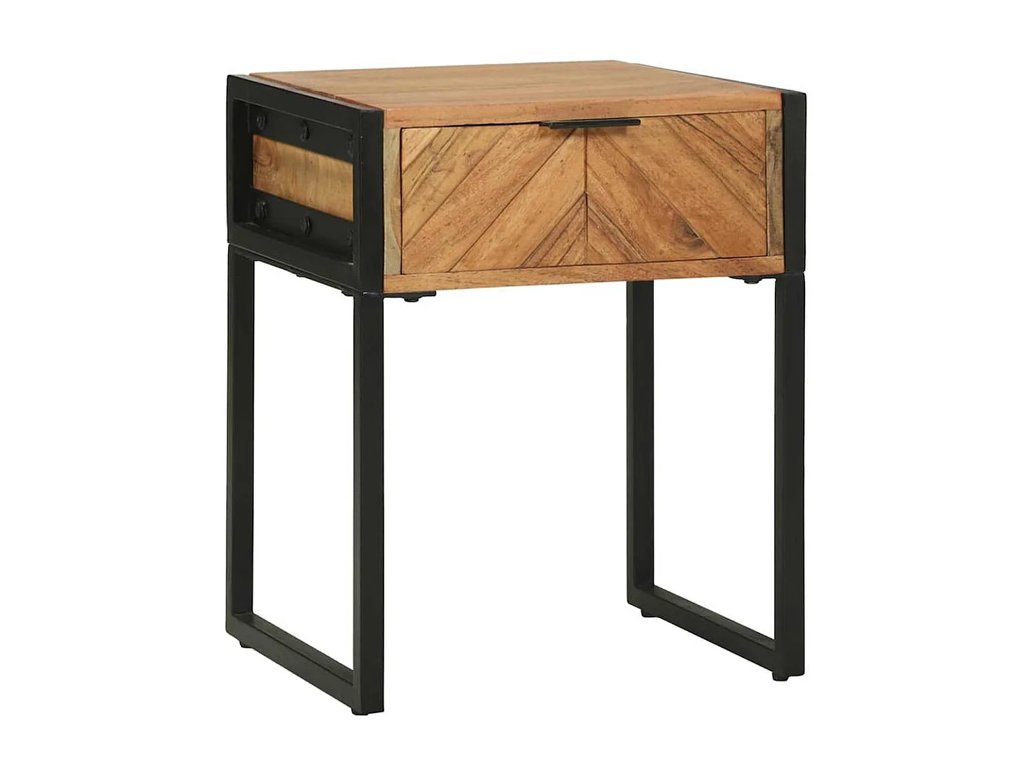 Table de chevet-Petite Table d'appoint Marron 40x35x50 cm Bois d'acacia massif