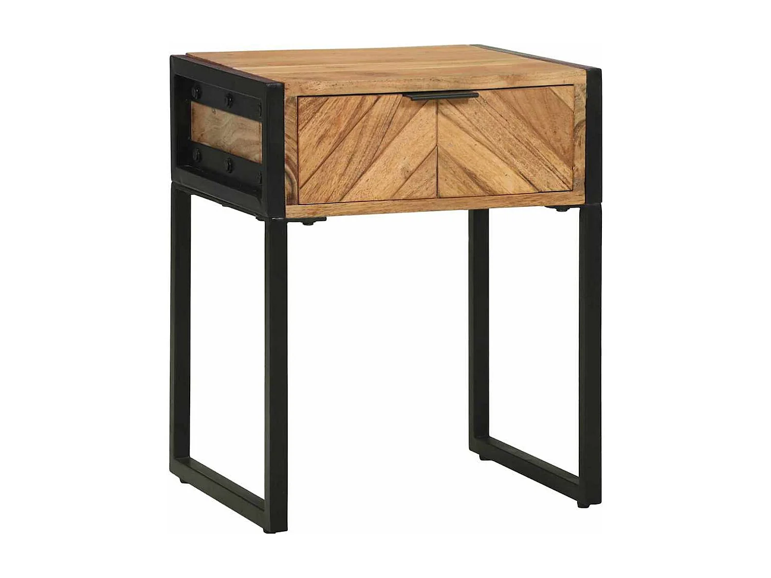Table de chevet-Petite Table d'appoint Marron 40x35x50 cm Bois d'acacia massif