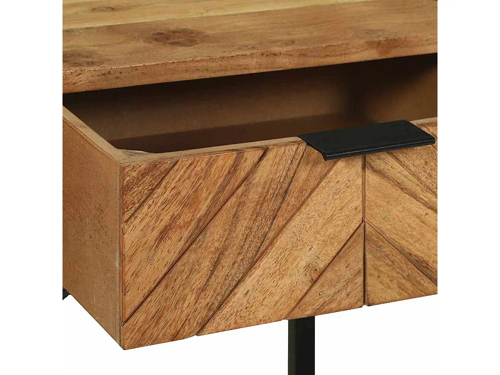 Table de chevet-Petite Table d'appoint Marron 40x35x50 cm Bois d'acacia massif