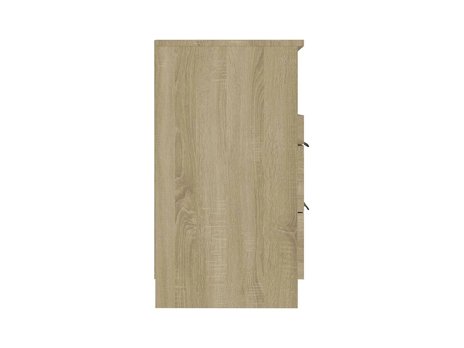 Mesita de noche | Mesilla de noche 2 uds madera contrachapada color roble Sonoma