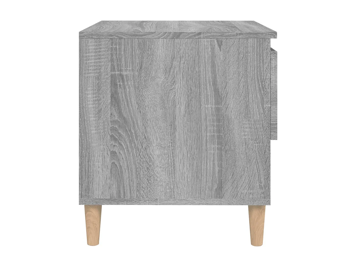 Nachttisch 2er Set-Beistelltisch-Nachttischkommode Grau Sonoma 50x46x50 cm Holzwerkstoff SHL65915