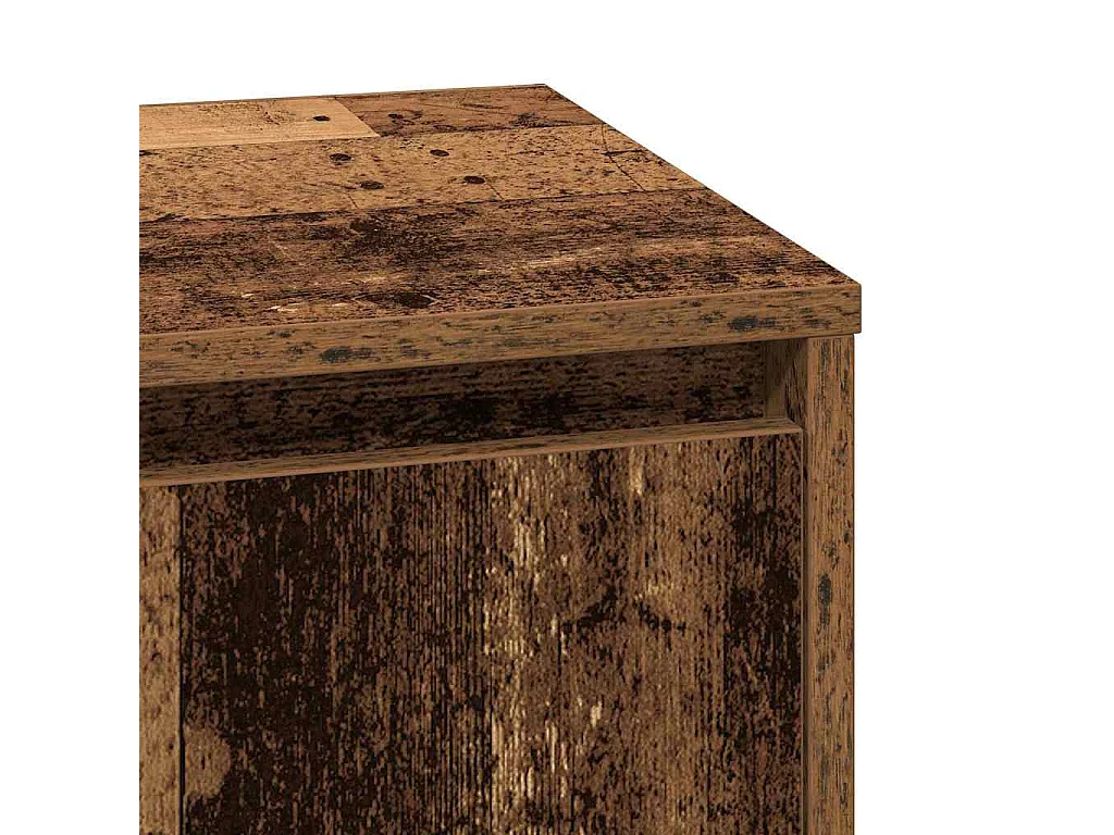 Mesita de Noche | Armario de Noche | Mesilla de noche con Madera Vieja 39x34.5x50 cm