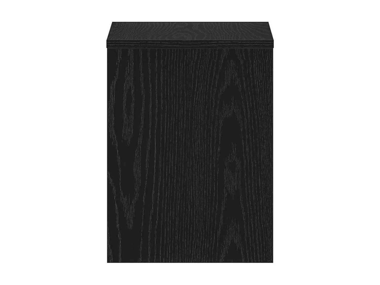 Mesilla de noche | Mesita de noche roble negro 40x30x40 cm madera de ingeniería