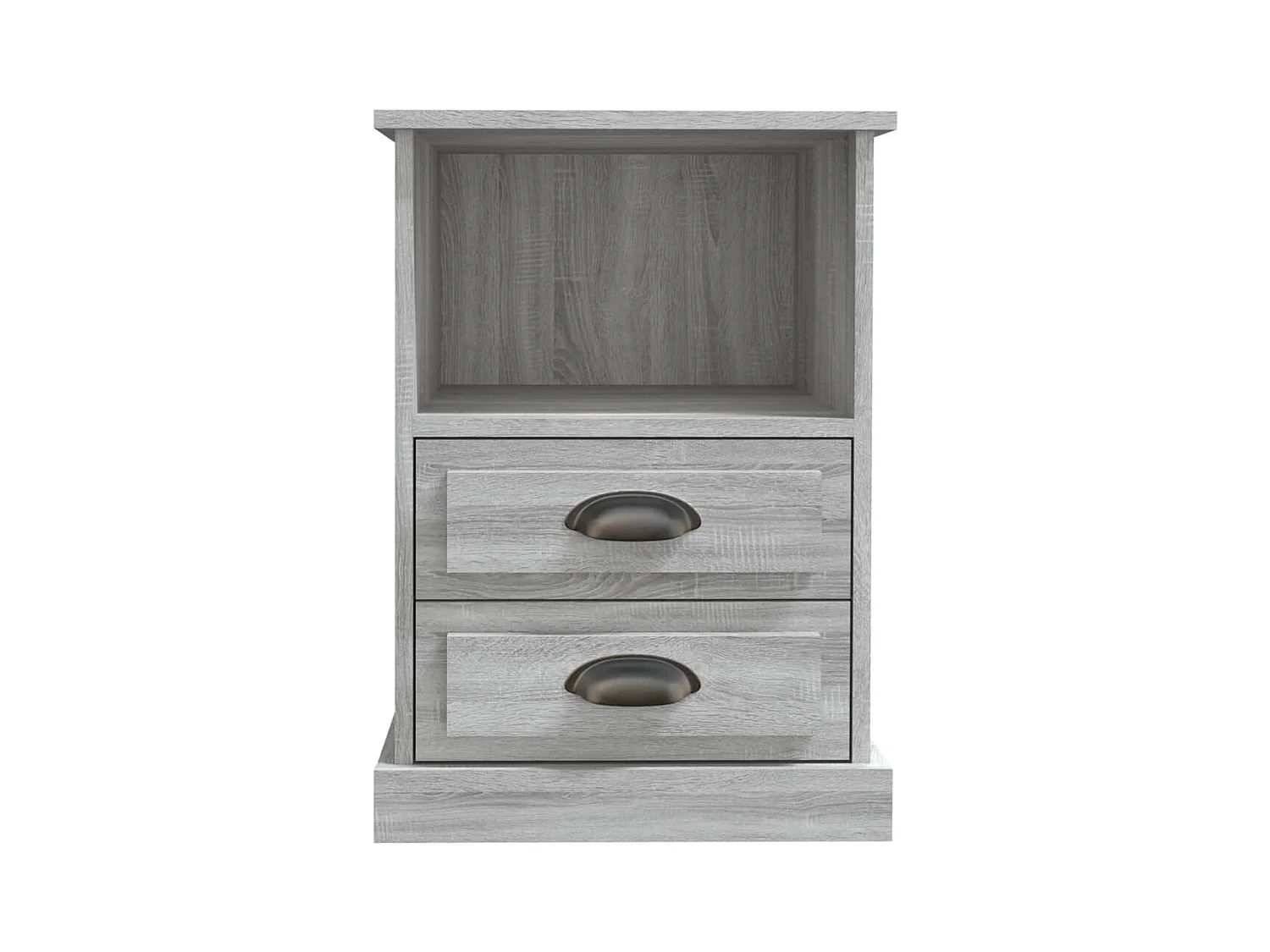 Mesitas de noche | Mesilla de noche 2 unidades gris Sonoma 43x36x60 cm