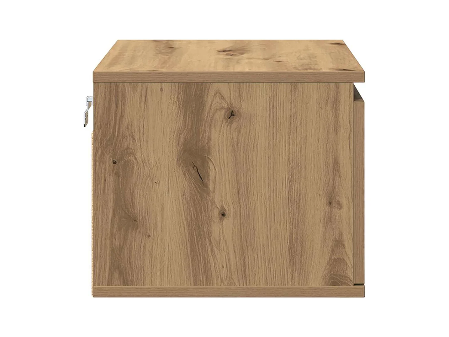 Mesita de Noche | Armario de Noche montado en la pared con cajón Roble artisan