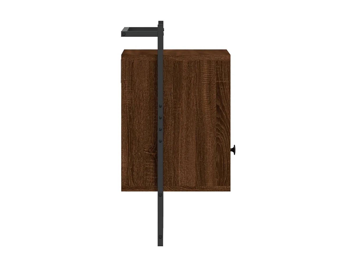 Mesitas de noche | Mesilla de noche de pared 2 unidades marrón roble 40x30x61 cm