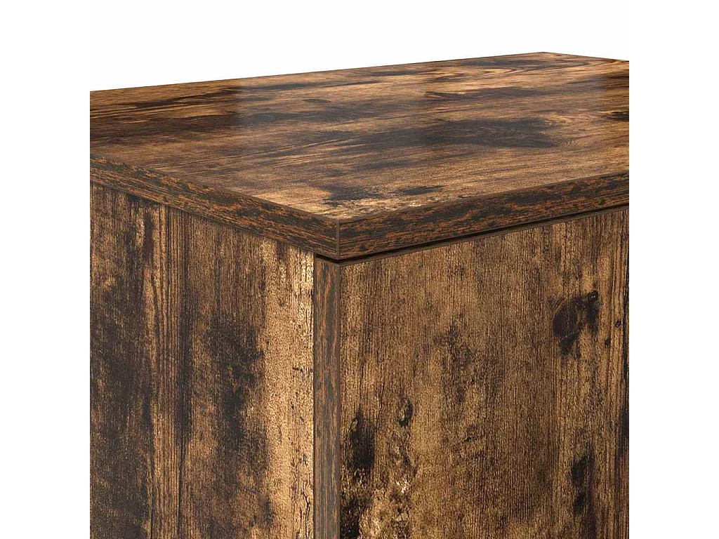 Armadio 2 pcs Rovere fumé 108x41x40 cm Legno multistrato SHL3573