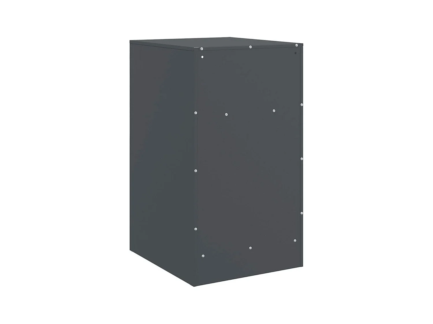 Table de chevet Étroite-Table d'appoint-Table de nuit anthracite 34,5x39x62 cm acier