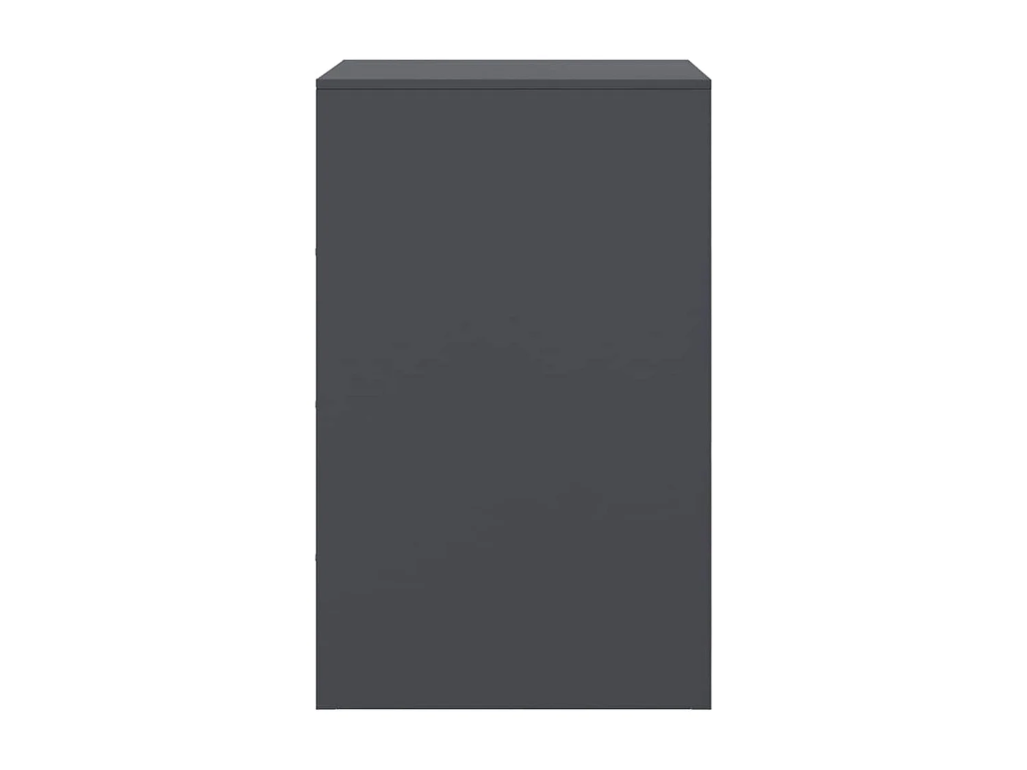 Nachttisch-Beistelltisch-Nachtschrank Anthrazit 34,5x39x62 cm Stahl SHL82781