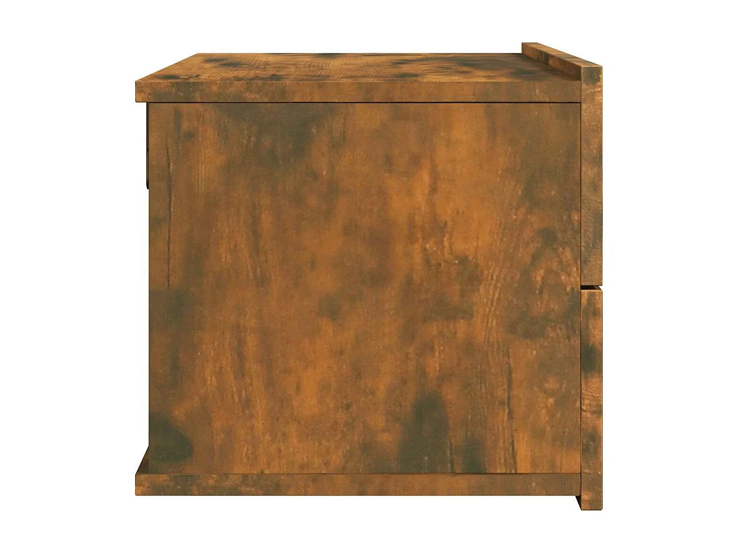 Mesita de noche | Mesilla de noche madera contrachapada roble ahumado 40x30x30 cm