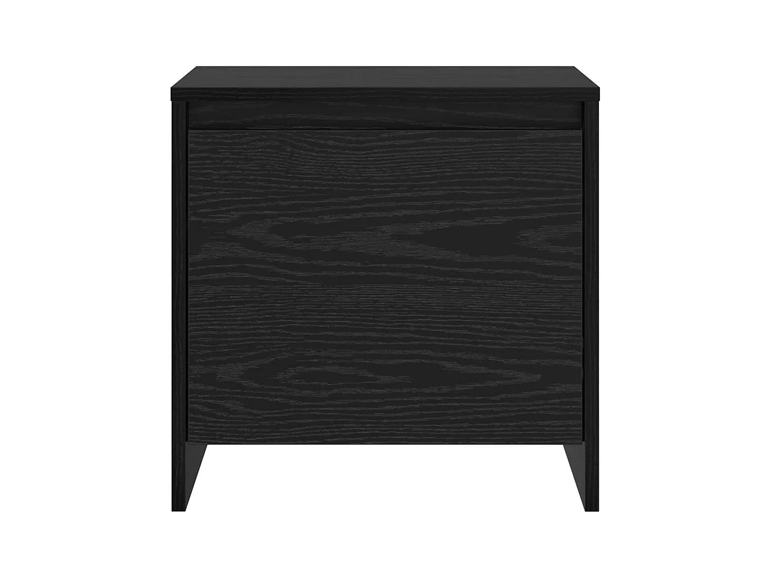 Mesita de Noche | Armario de Noche | Mesa auxiliar Roble negro 45x34x44.5 cm