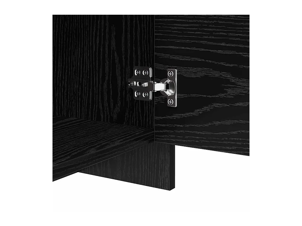 Mesita de Noche | Armario de Noche | Mesa auxiliar Roble negro 45x34x44.5 cm