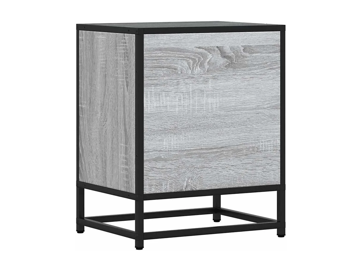 Mesitas de noche | Mesilla de noche 2 uds madera ingeniería gris sonoma 40x31x50 cm