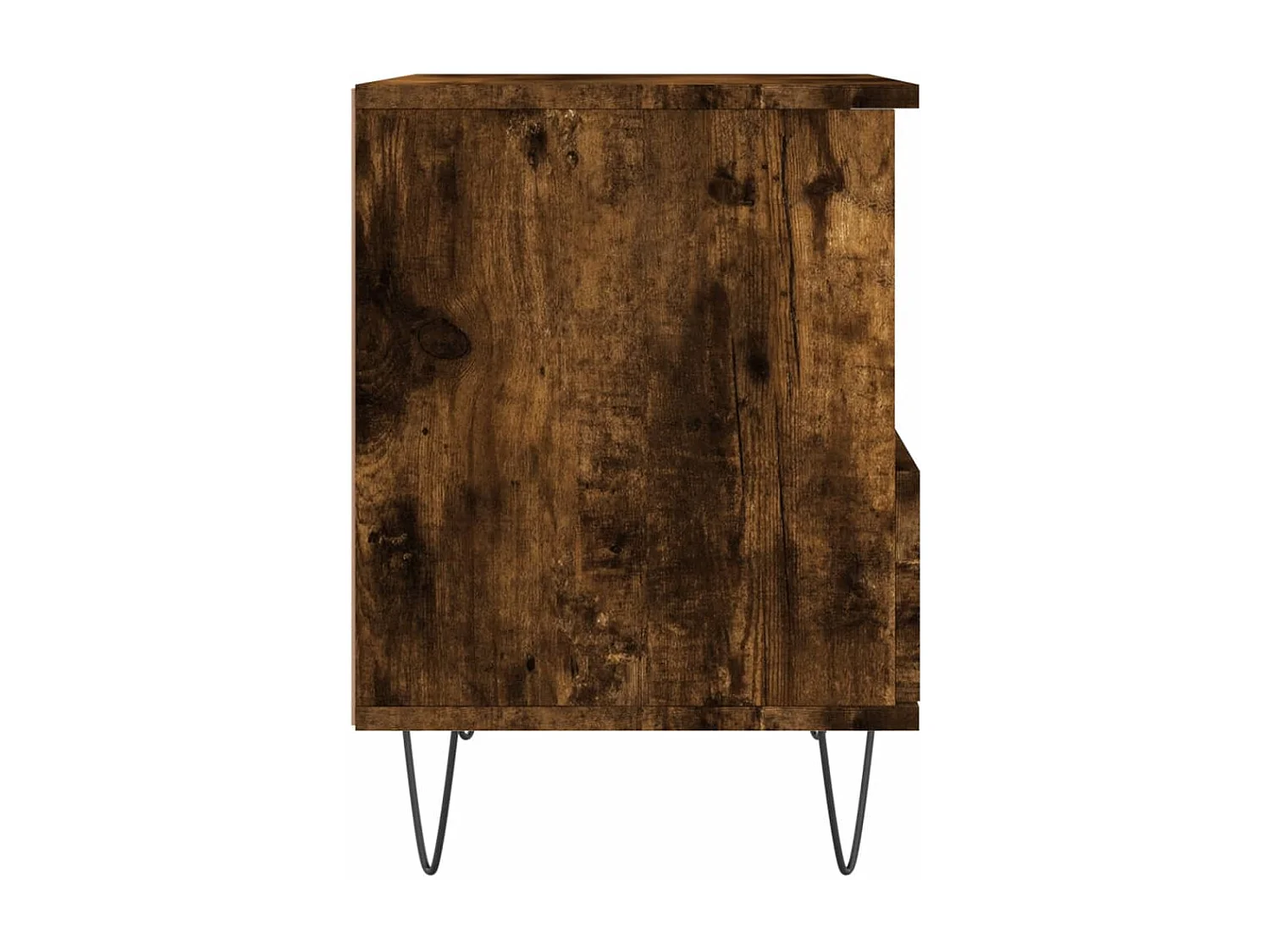 Mesitas de noche | Mesilla de noche 2 uds madera ingeniería roble ahumado 40x35x50 cm