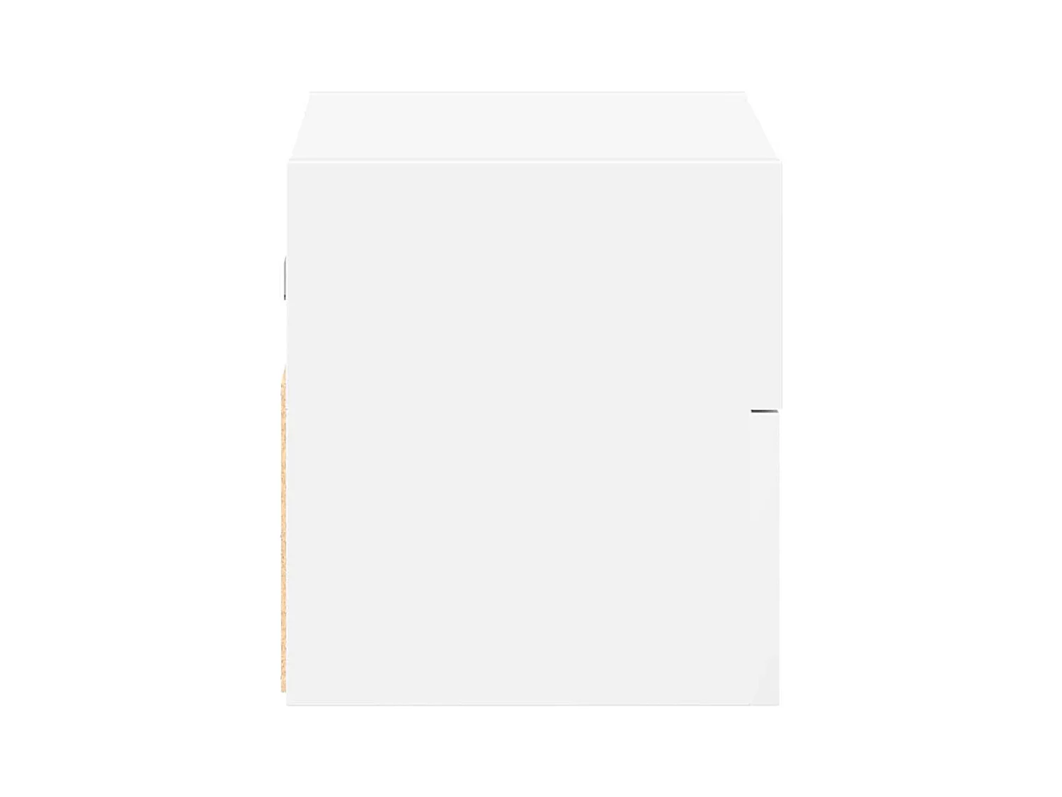 Tables de chevet murales 2 pcs blanc 45x26x28,5 cm