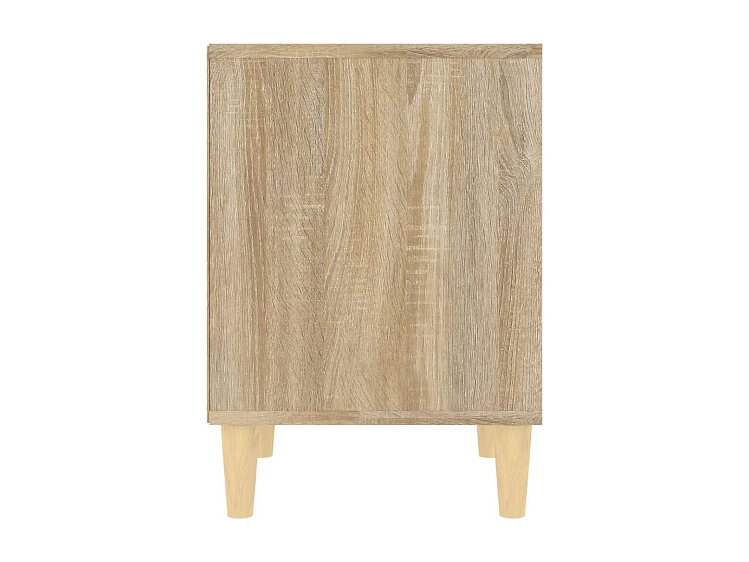 Nachttisch 2er Set-Beistelltisch-Nachttischkommode Sonoma-Eiche 40x35x50 cm SHL75869