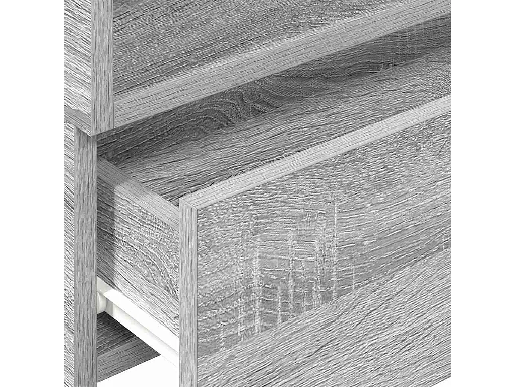 Mesitas de noche | Mesilla de noche de pared 2 uds gris sonoma 45x26x28,5 cm