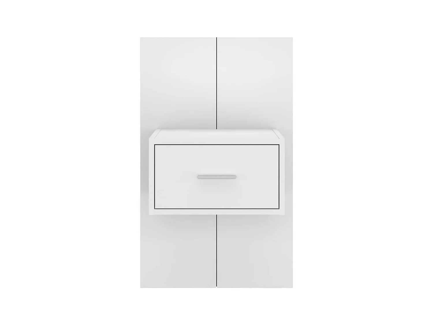 Mesita de noche | Mesilla de noche de pared blanca