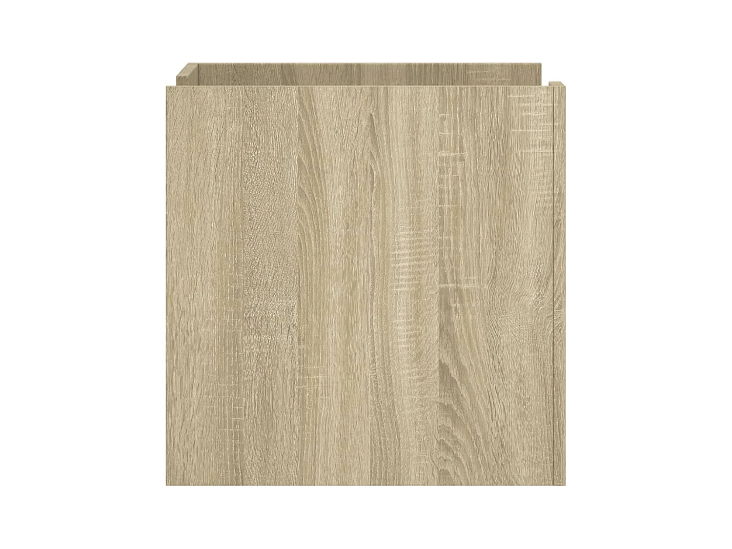 Table de chevet-Table d'appoint Compartiments ouverts chêne sonoma 45x50x50 cm bois d’ingénierie