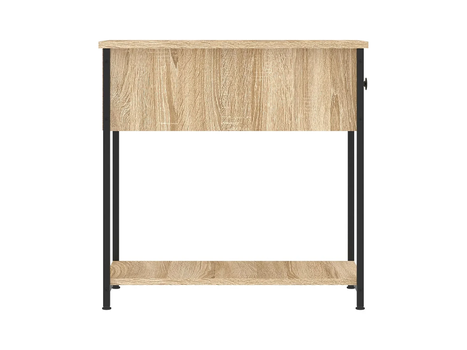 Mesitas de noche | Mesilla de noche 2 uds madera ingeniería roble Sonoma 30x60x60 cm