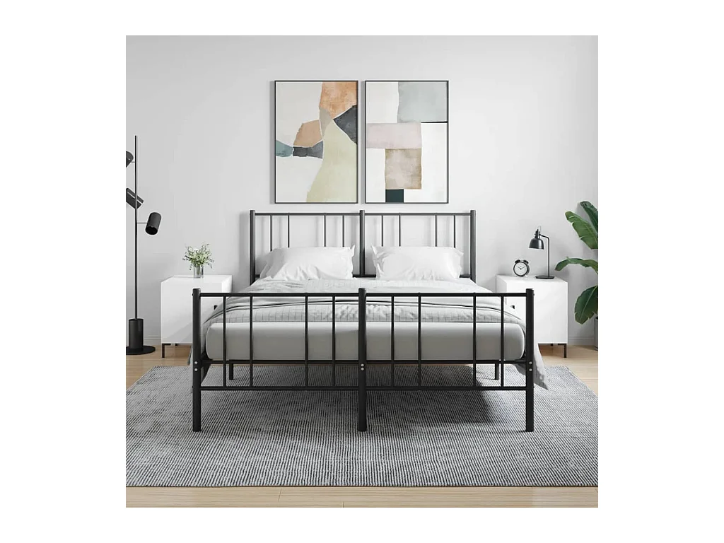 Lot de 2 Tables de chevet Étroite avec Étagère de rangement blanc brillant 40x40x50 cm