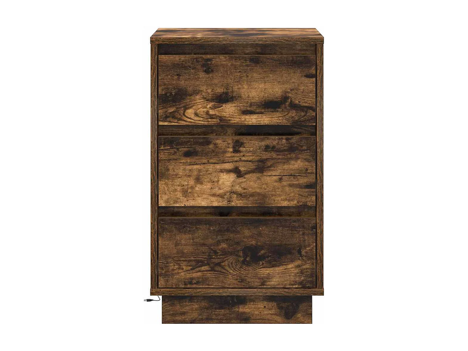 Nachttisch-Beistelltisch Geräucherte Eiche 39 x 34,5 x 65 cm Holzwerkstoff SHL92774