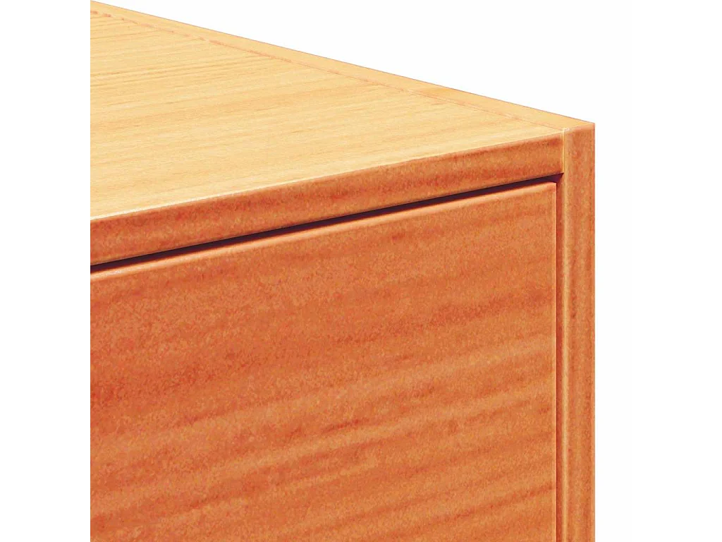 Mesa de Noche | Mesa auxiliar | Mesita de noche con cajón Marrón cera 50x32.5x24 cm