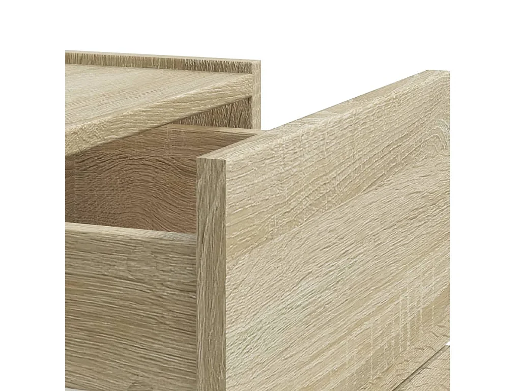 Mesitas de noche | Mesilla de noche de pared 2 unidades roble Sonoma 45x30x35 cm