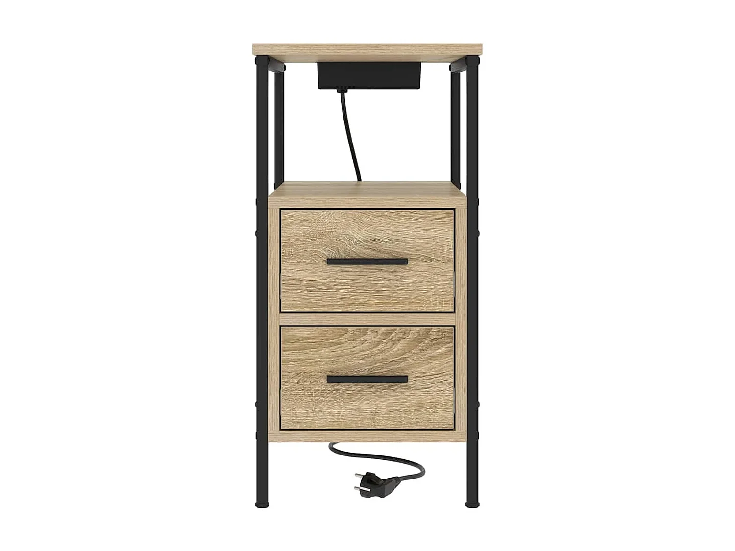 Nachttisch-Beistelltisch Sonoma-Eiche 30 x 48 x 61 cm Holzwerkstoff SHL42877