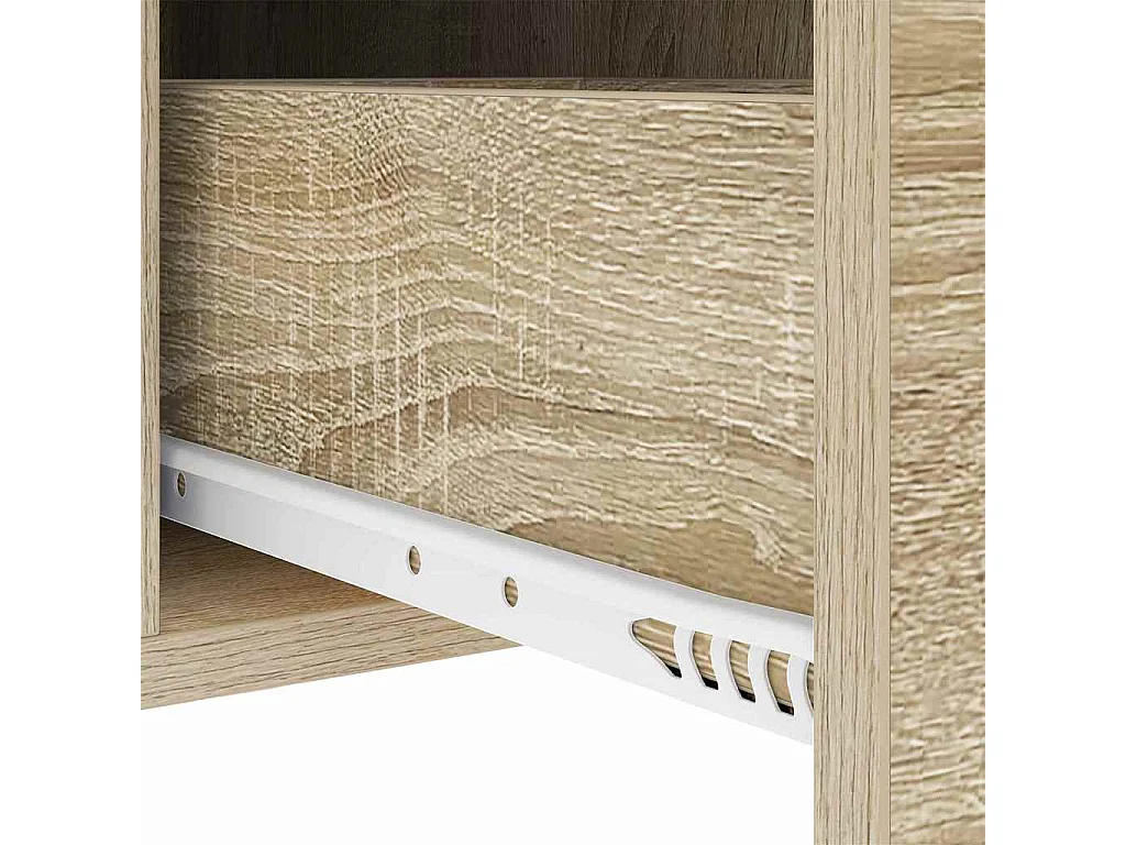 Nachttisch-Beistelltisch Sonoma-Eiche 30 x 48 x 61 cm Holzwerkstoff SHL42877