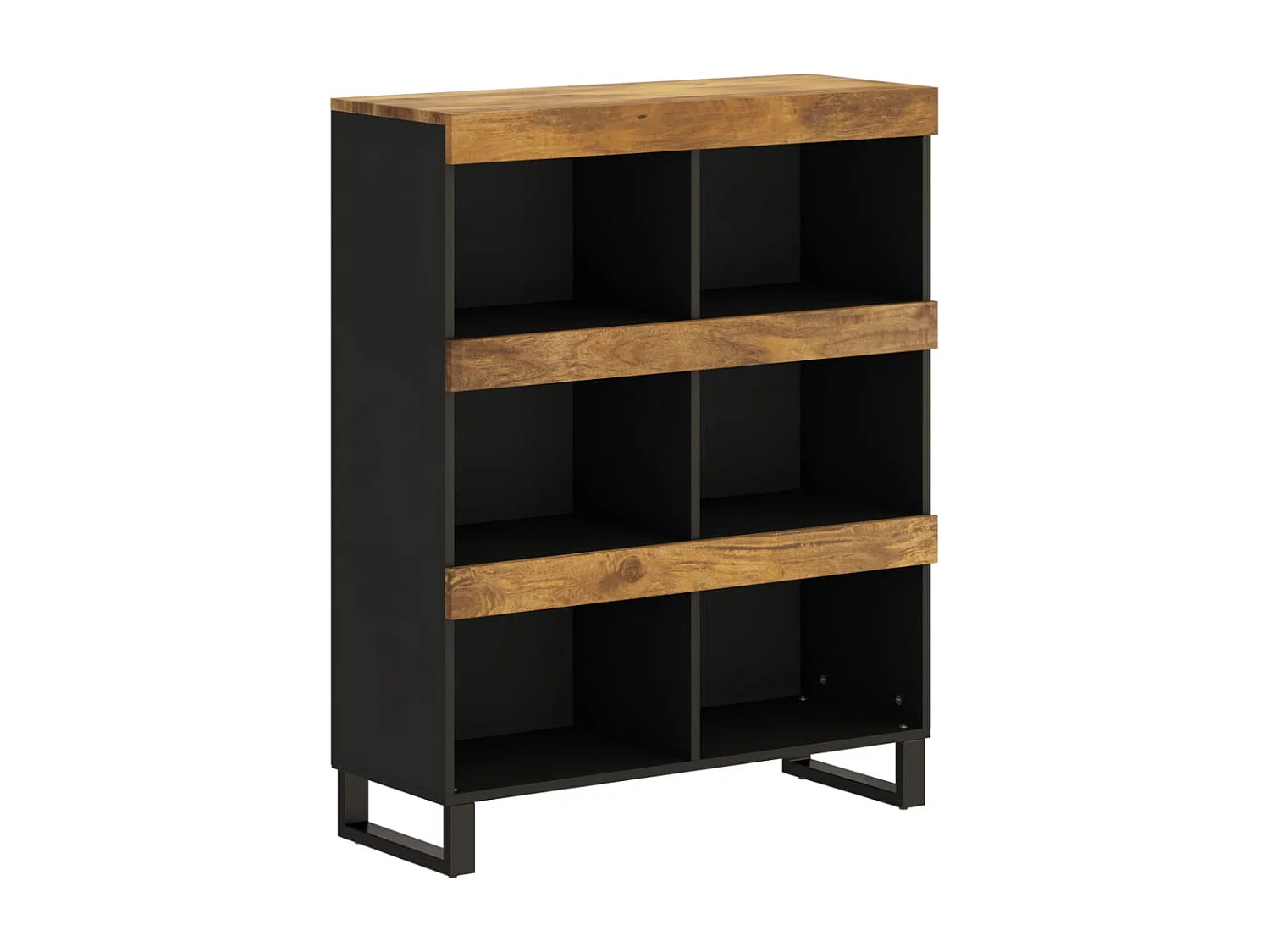 Mueble de almacenaje | Armario auxiliar madera maciza de mango 85x33x107 cm