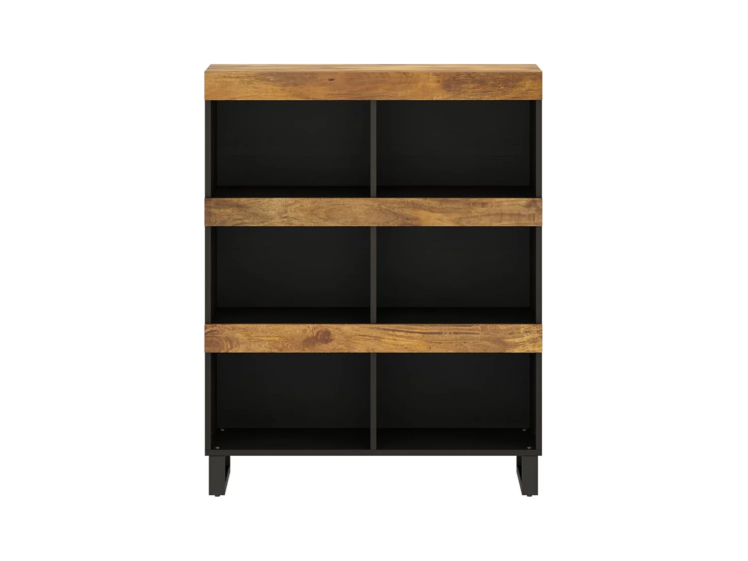 Mueble de almacenaje | Armario auxiliar madera maciza de mango 85x33x107 cm