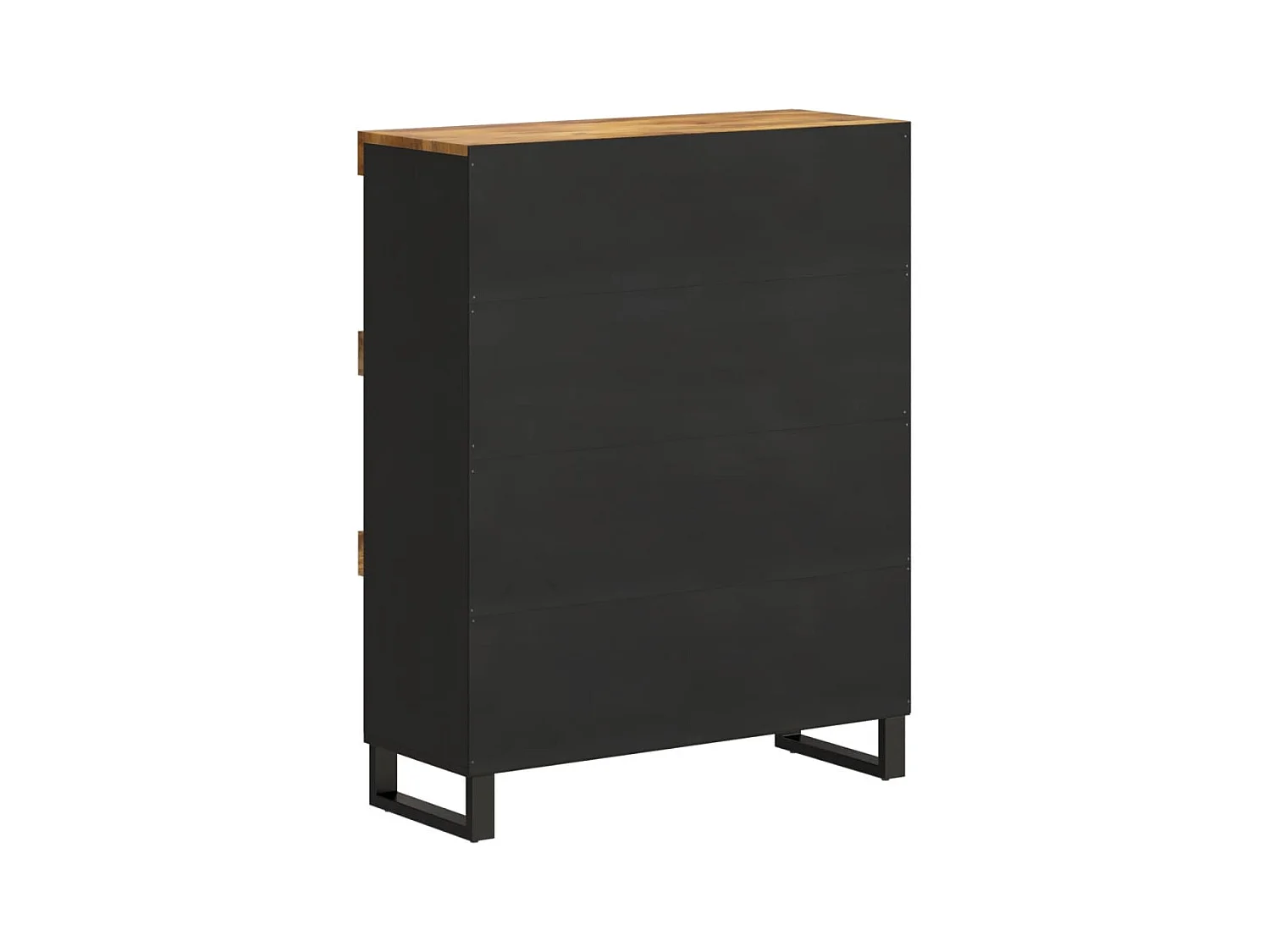 Mueble de almacenaje | Armario auxiliar madera maciza de mango 85x33x107 cm