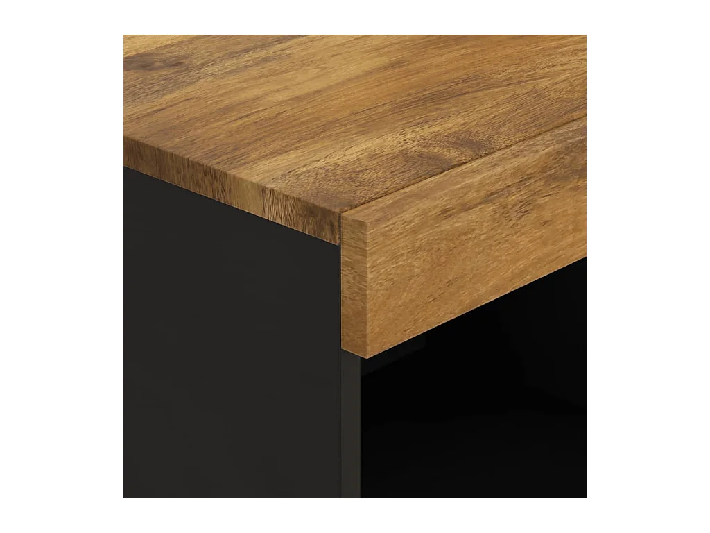 Mueble de almacenaje | Armario auxiliar madera maciza de mango 85x33x107 cm