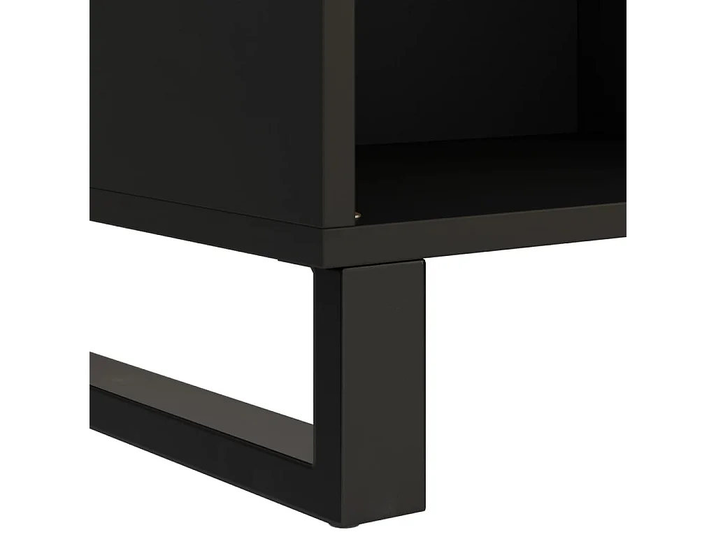 Mueble de almacenaje | Armario auxiliar madera maciza de mango 85x33x107 cm