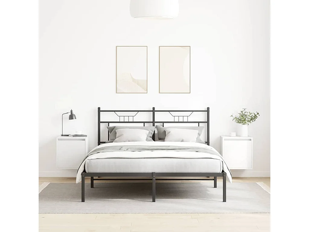 Mesillas de noche | Mesita de noche de pared 2 uds blanco 38x34x40 cm