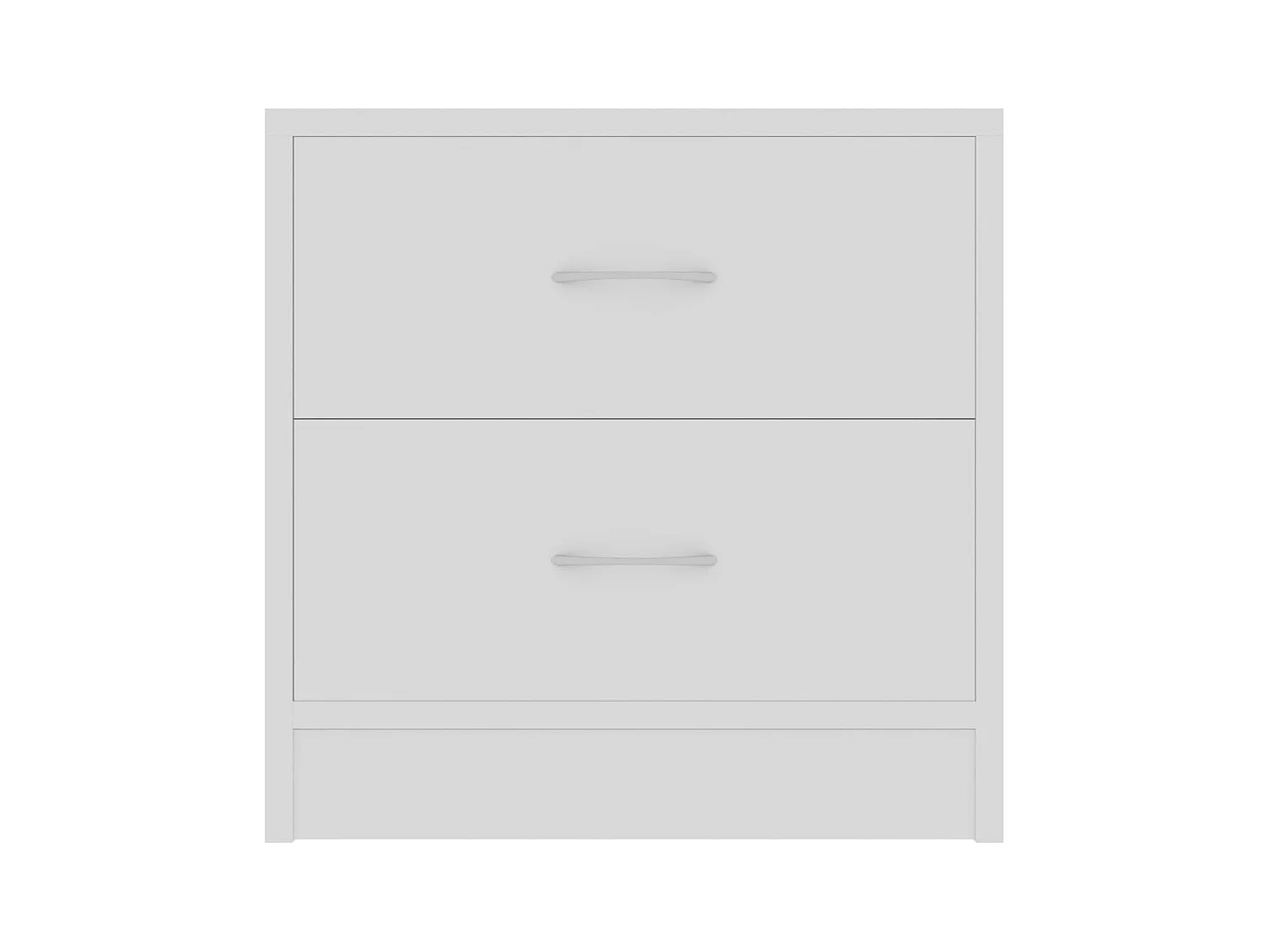 Mesita de noche | Mesilla de noche madera contrachapada blanco 40x30x40 cm