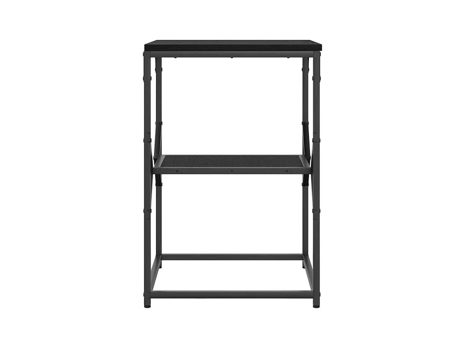 Table de chevet-Table d'appoint-Table de nuit Chêne noir 41x40x60 cm