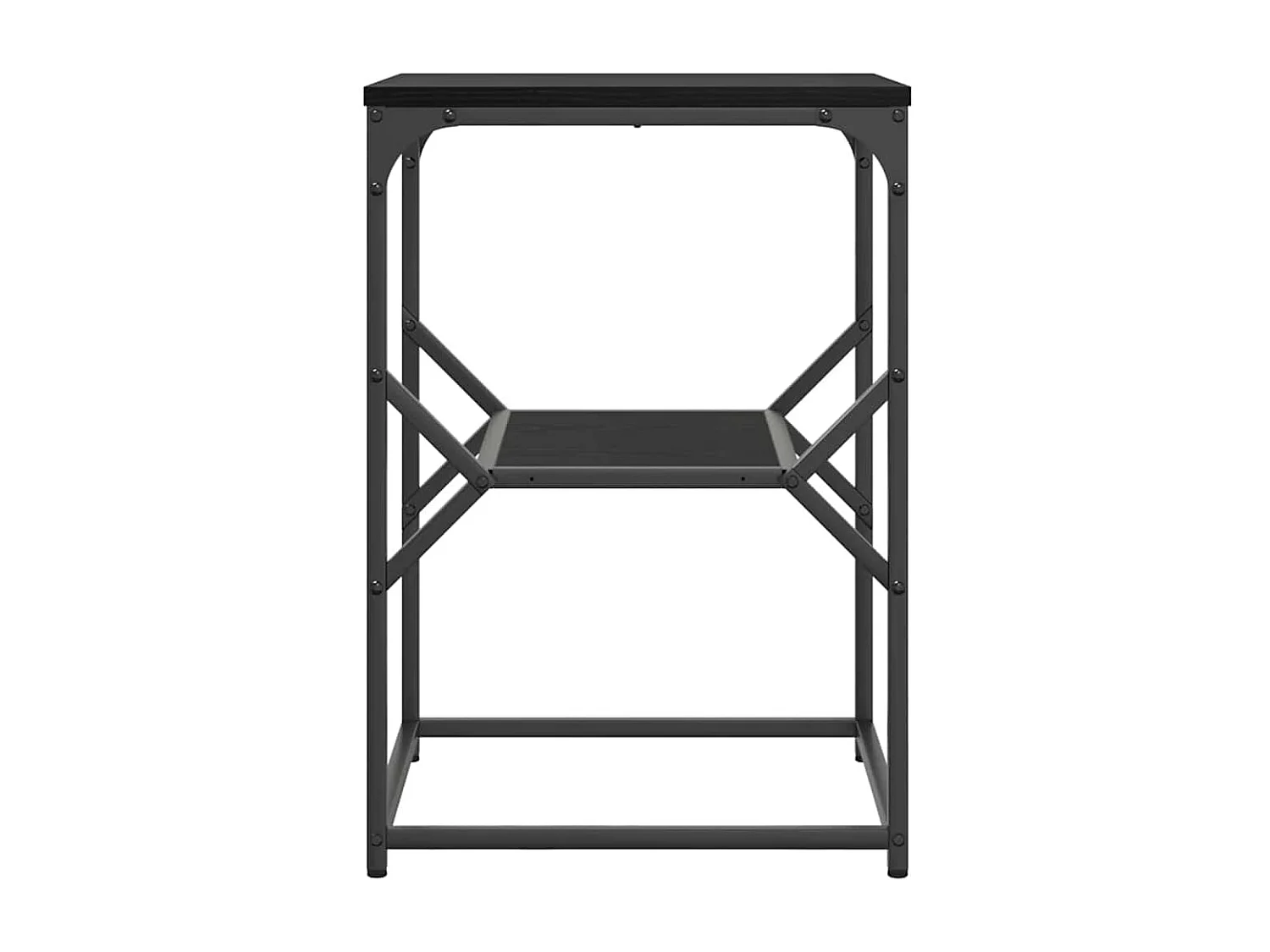 Mesa de Noche | Mesa auxiliar | Mesita de noche Roble negro 41x40x60 cm